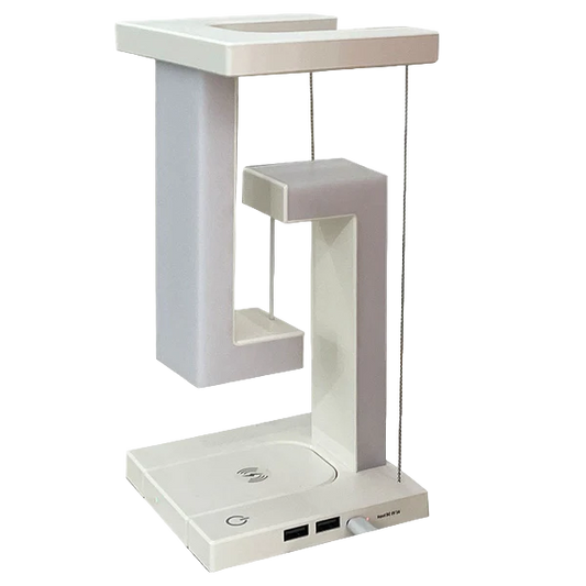 Floating LED Desk Lamp with Wireless Charging
