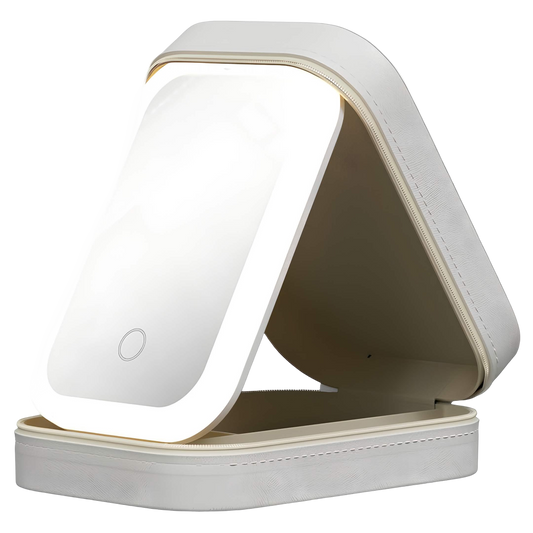 LED Mirror Makeup Storage Box