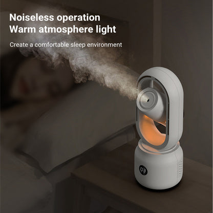 Portable USB Mist Cooling Fan Humidifier