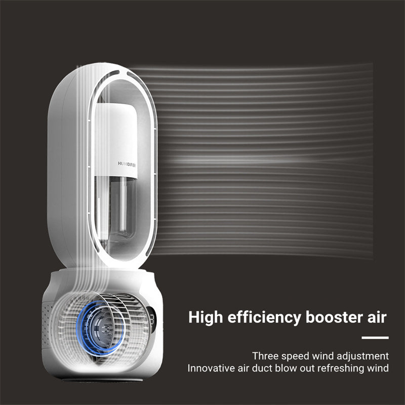 Portable USB Mist Cooling Fan Humidifier